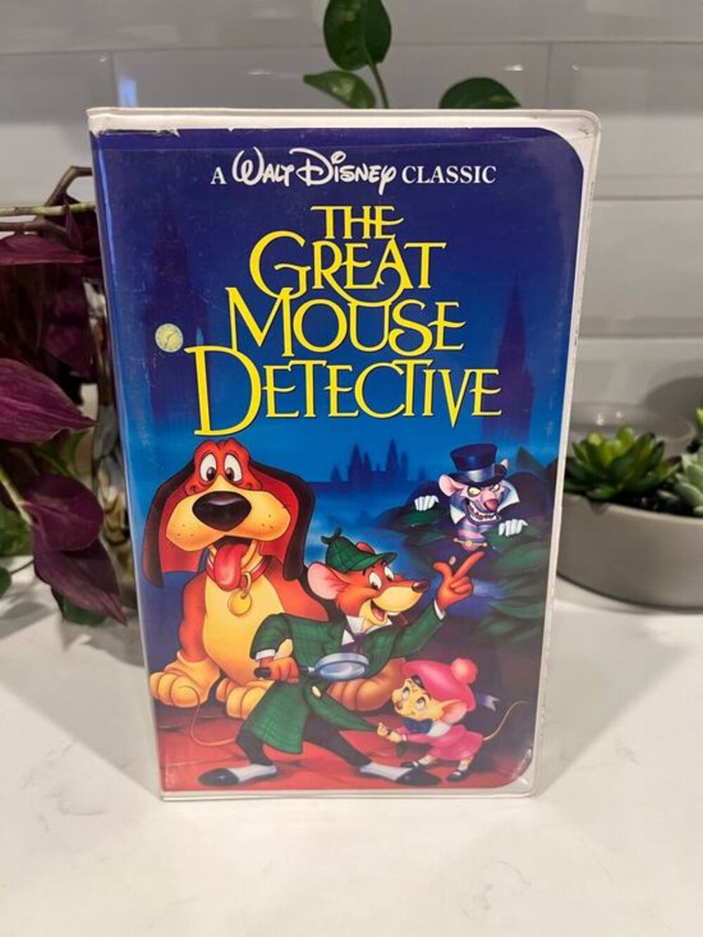 Vintage Walt Disney The Great Mouse Detective VHS 1992 Black Diamond Clamshell